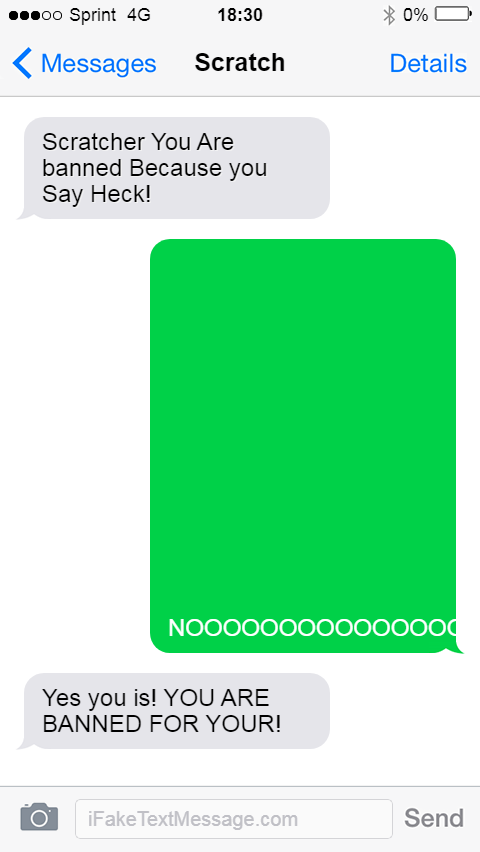 iphone-LEqu - Fake Text Message