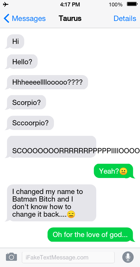 Fake Text Message | Make Fake Text Conversation