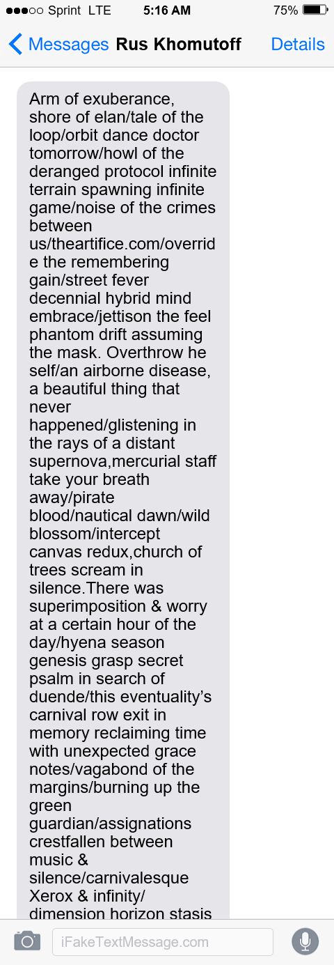 iphone-aRbx - Fake Text Message