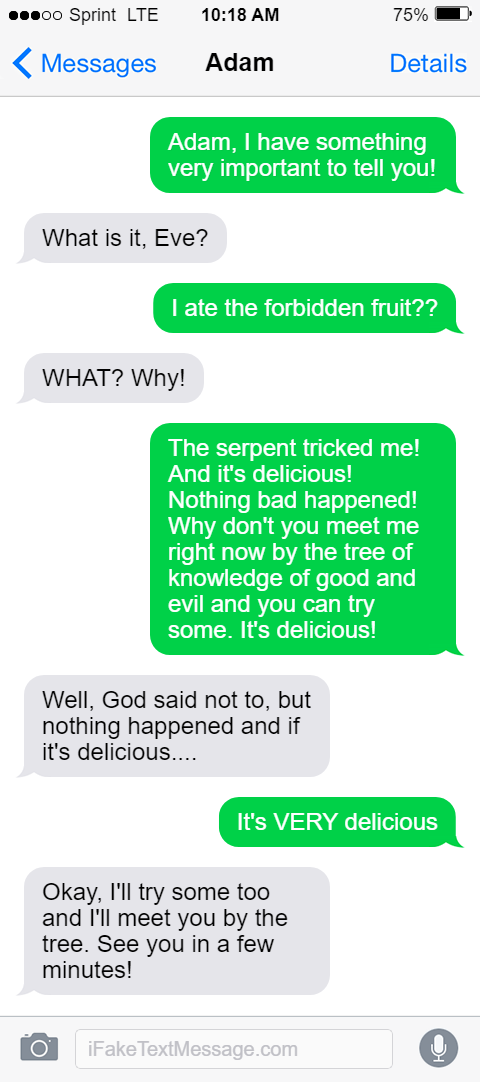 iphone-NiND - Fake Text Message