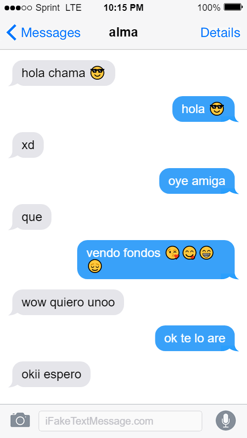 iphone-bVgE - Fake Text Message