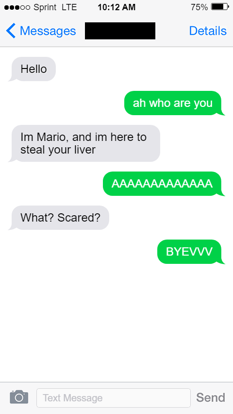 iphone-B85E - Fake Text Message