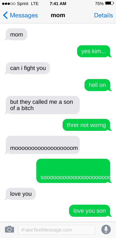 iphone-95PG - Fake Text Message