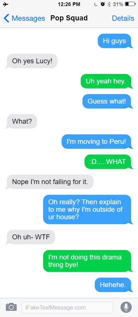 iphone-yfPI - Fake Text Message