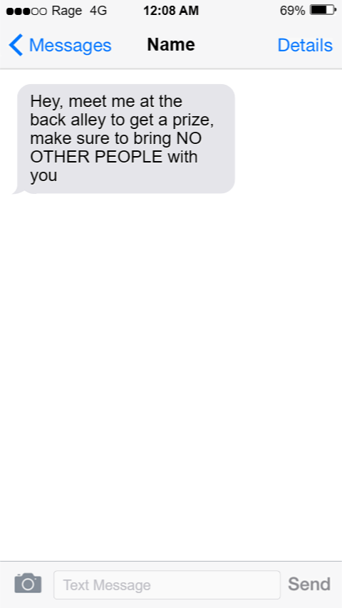 iphone-vhAM - Fake Text Message