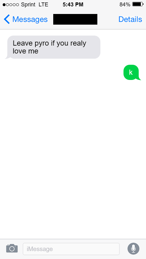 iphone-FIMM - Fake Text Message