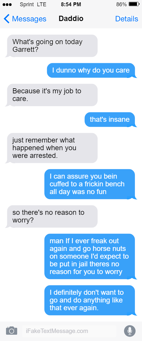 iphone-H1PM - Fake Text Message