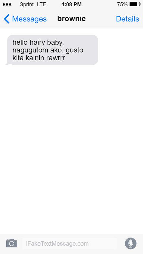 iphone-SBPM - Fake Text Message