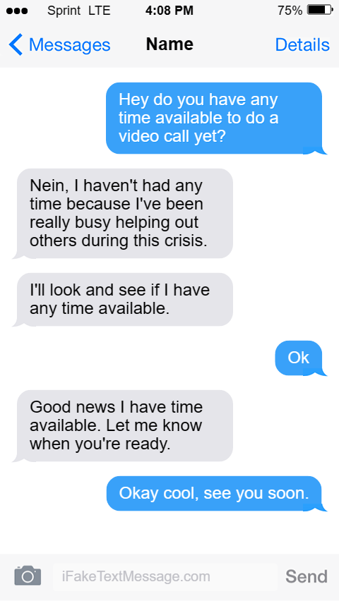Fake Text Message | Make Fake Text Conversation