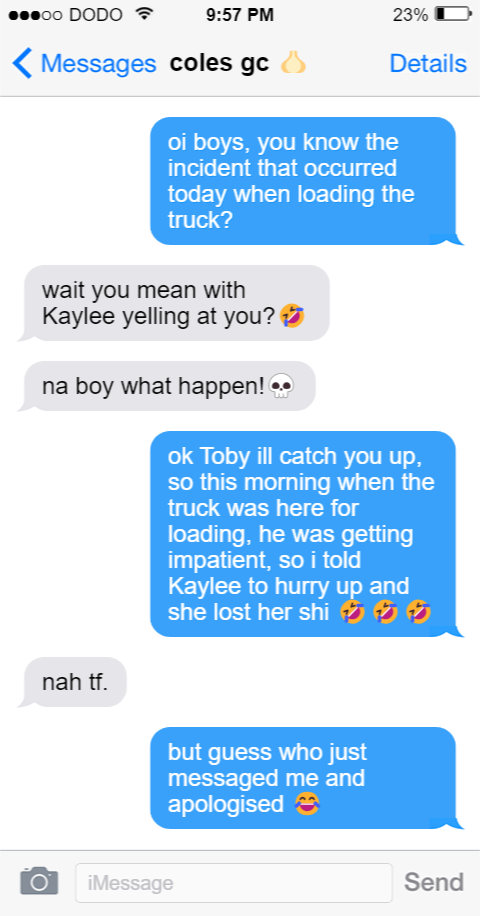 iphone-BZzN - Fake Text Message