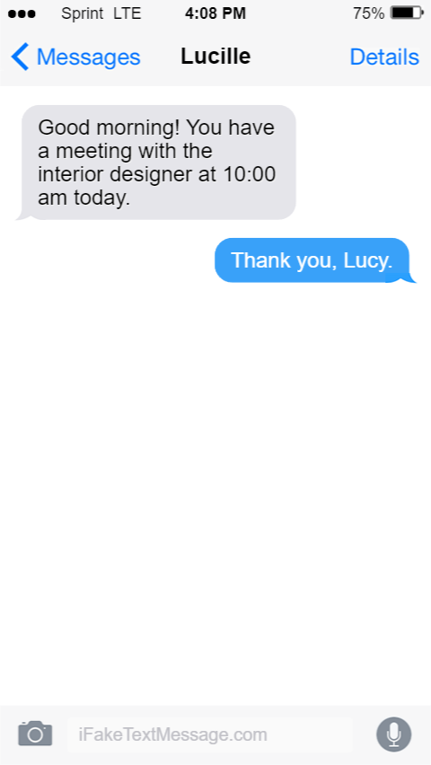 iphone-MKzN - Fake Text Message