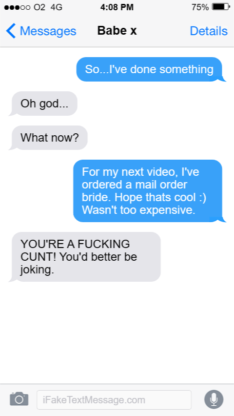 iphone-OBtN - Fake Text Message