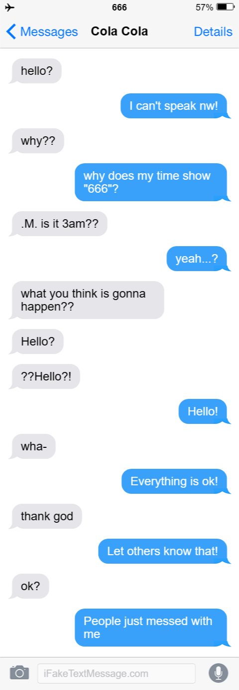 iphone-S5pN - Fake Text Message