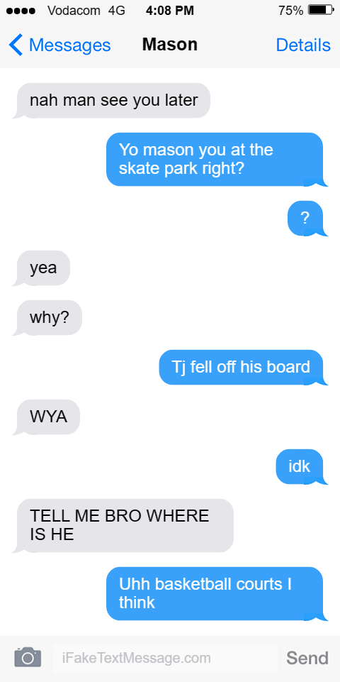 iphone-avrN - Fake Text Message