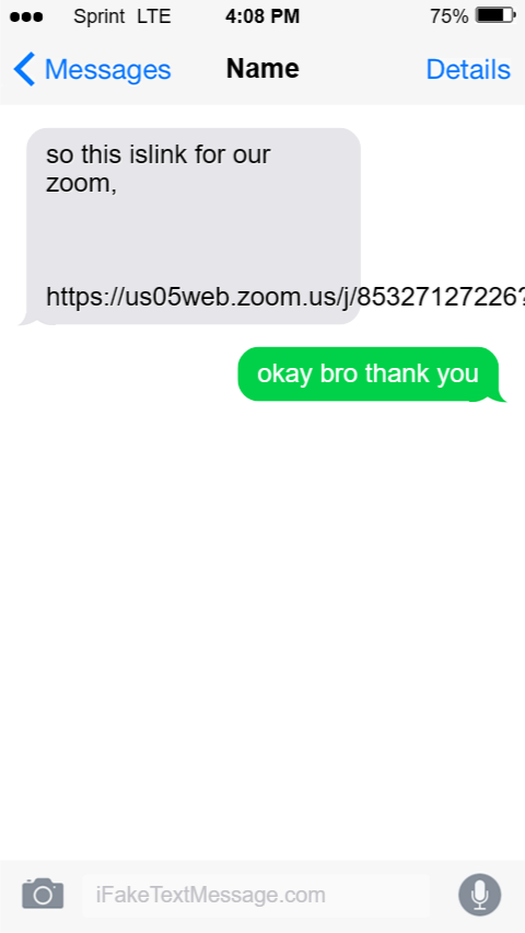 iphone-gcqN - Fake Text Message