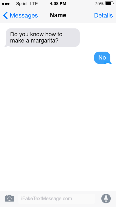 iphone-NXON - Fake Text Message