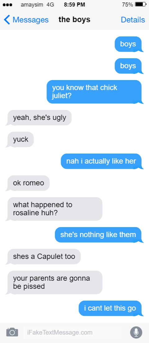 iphone-SAMN - Fake Text Message