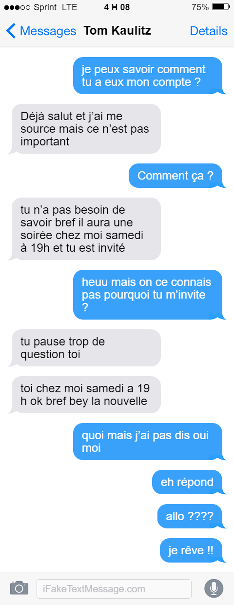 Fake Text Questions Fake Text Message | Make Fake Text Conversation