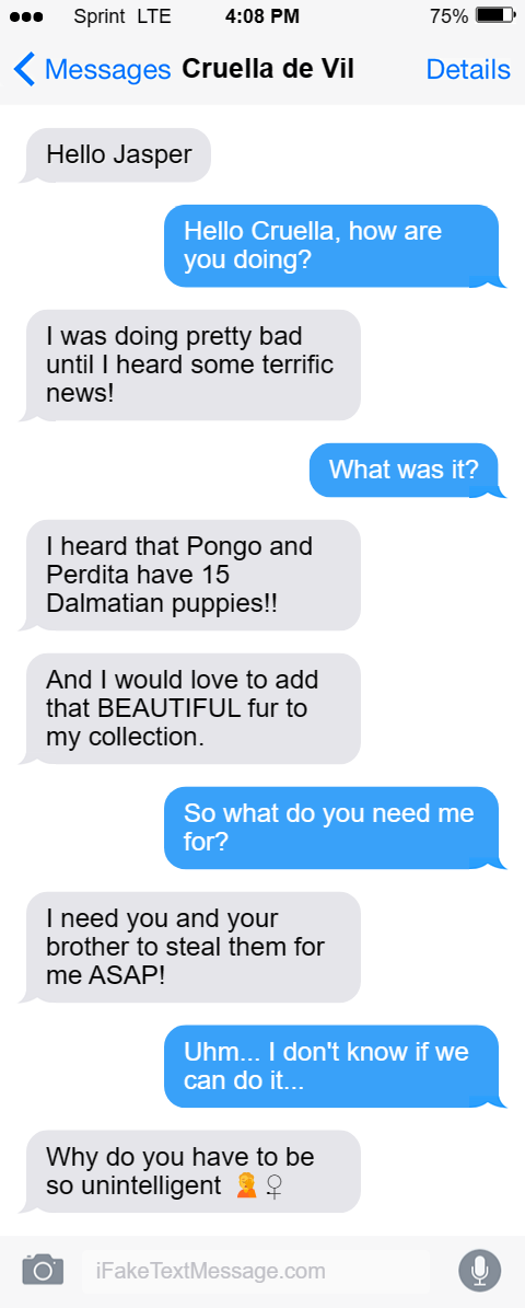 iphone-37SN - Fake Text Message