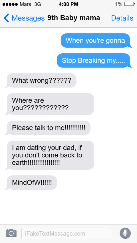 iphone-AHYN - Fake Text Message