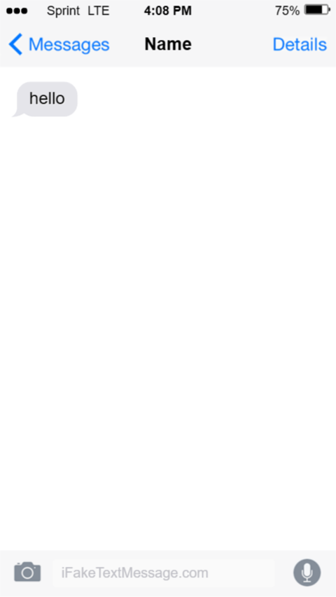 iphone-GfRN - Fake Text Message