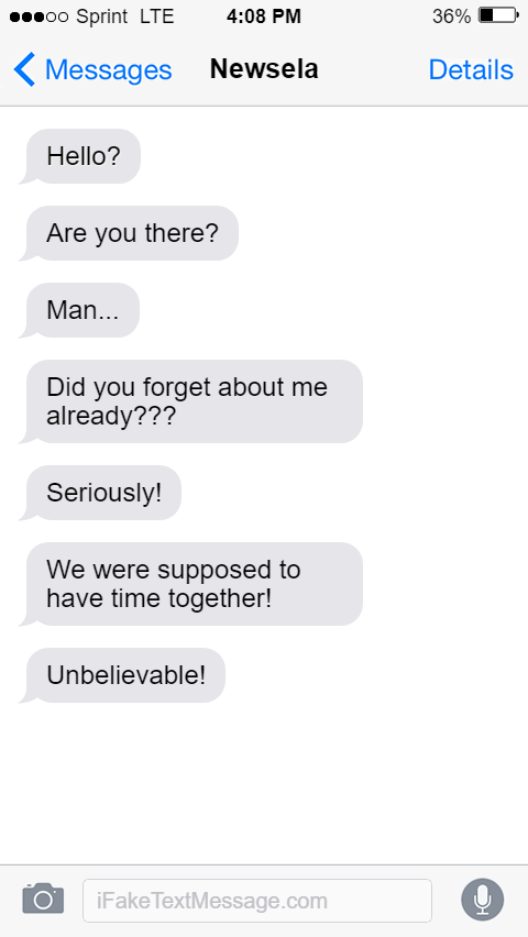 Fake Text Message | Make Fake Text Conversation