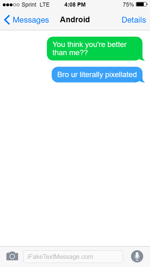 iphone-MYRN - Fake Text Message