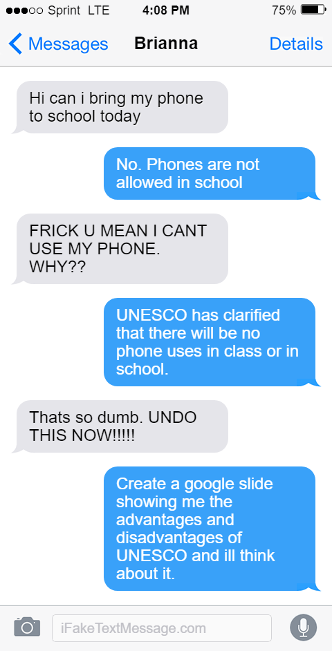 iphone-jJVN - Fake Text Message