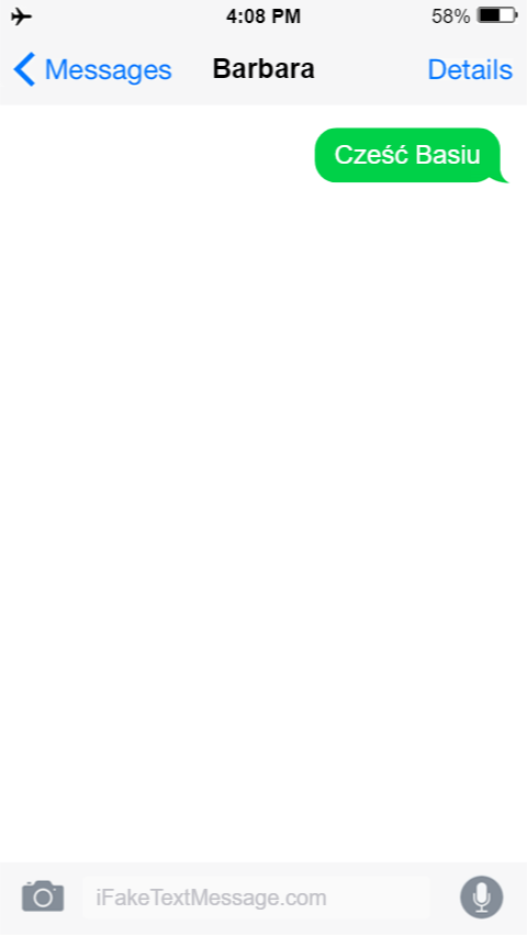 iphone-joTN - Fake Text Message