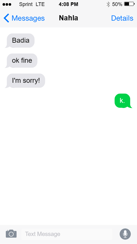 iphone-YshO - Fake Text Message