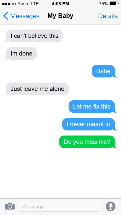 iphone-chfO - Fake Text Message