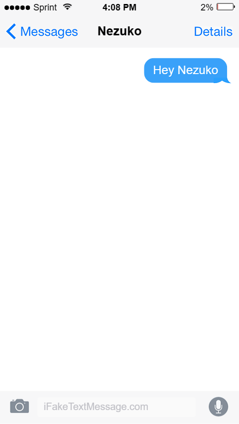 iphone-jllO - Fake Text Message