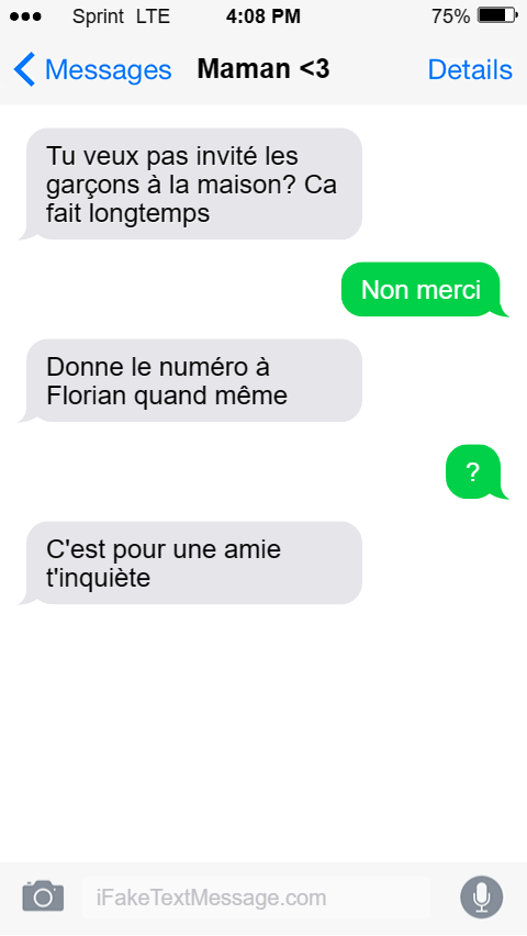 iphone-lElO - Fake Text Message