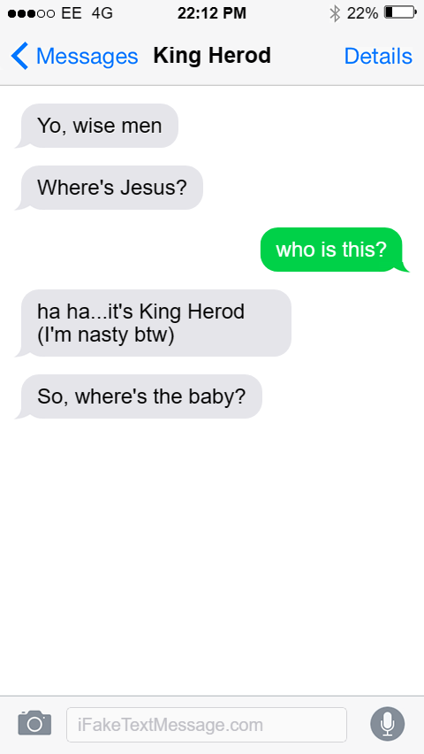 iphone-NByO - Fake Text Message