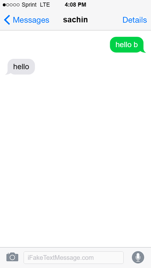 iphone-oSGO - Fake Text Message