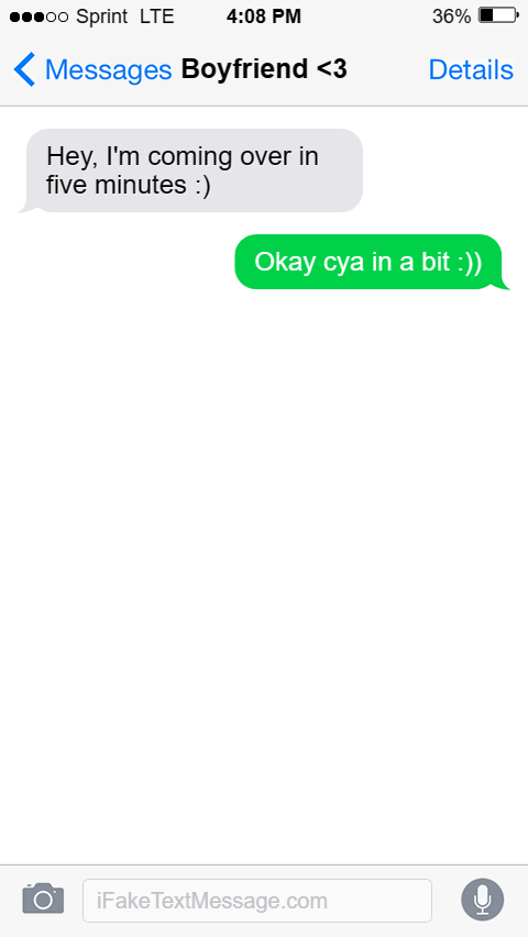 iphone-voFO - Fake Text Message