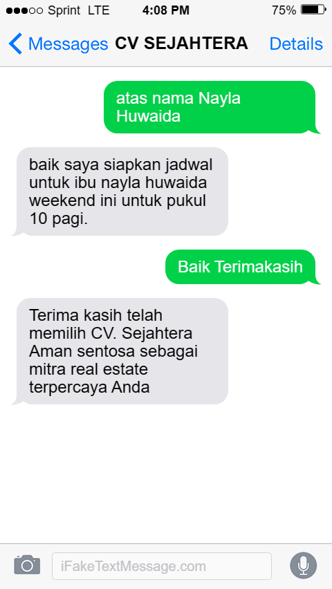 iphone-xOHO - Fake Text Message