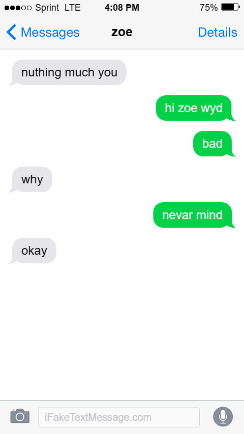 iphone-04XO - Fake Text Message