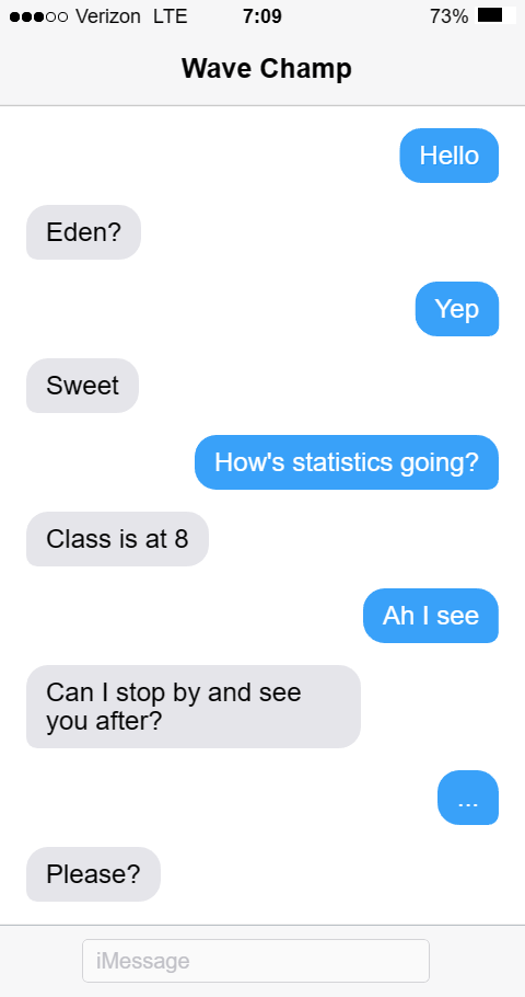 iphone-F4WO - Fake Text Message