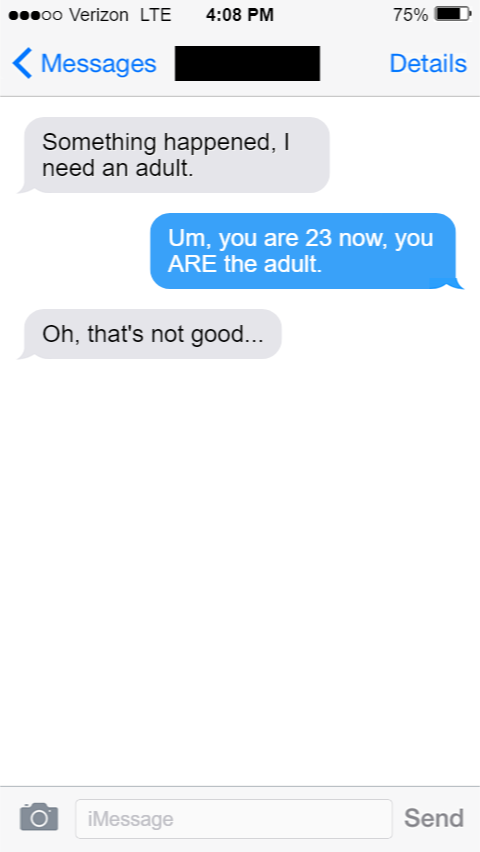 iphone-GWTO - Fake Text Message