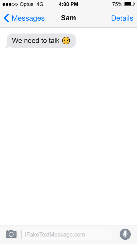 iphone-L3VO - Fake Text Message