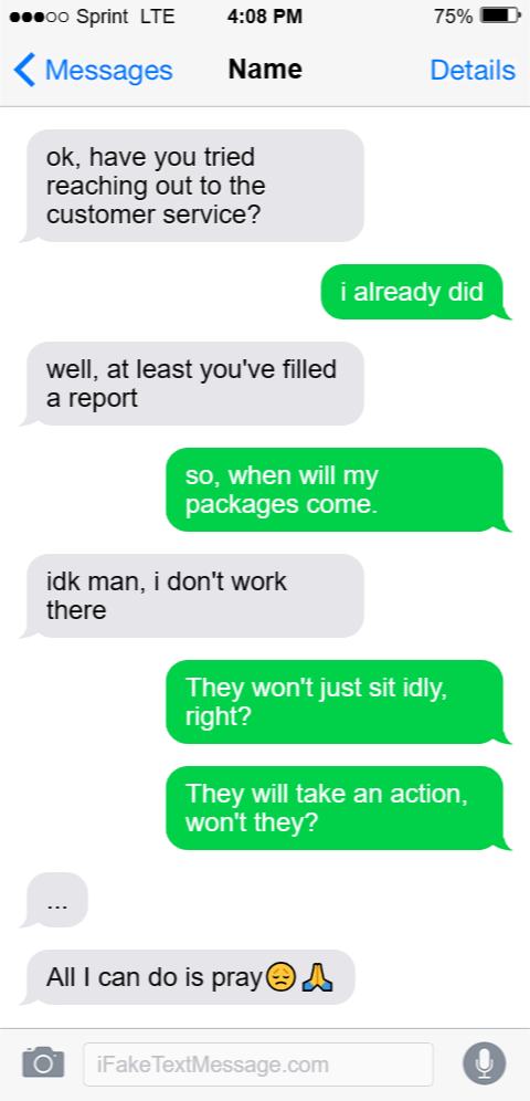 iphone-PZOO - Fake Text Message