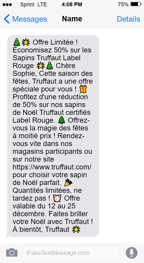 iphone-WTWO - Fake Text Message