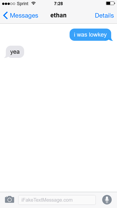 iphone-gFPO - Fake Text Message