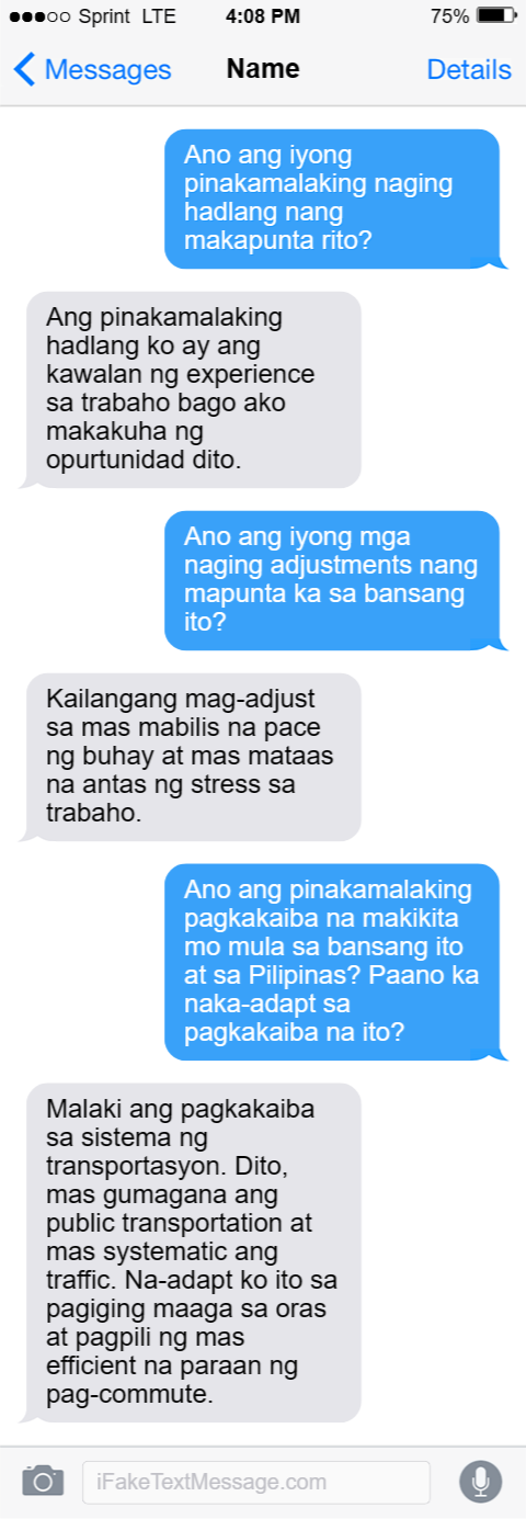 iphone-mNUO - Fake Text Message