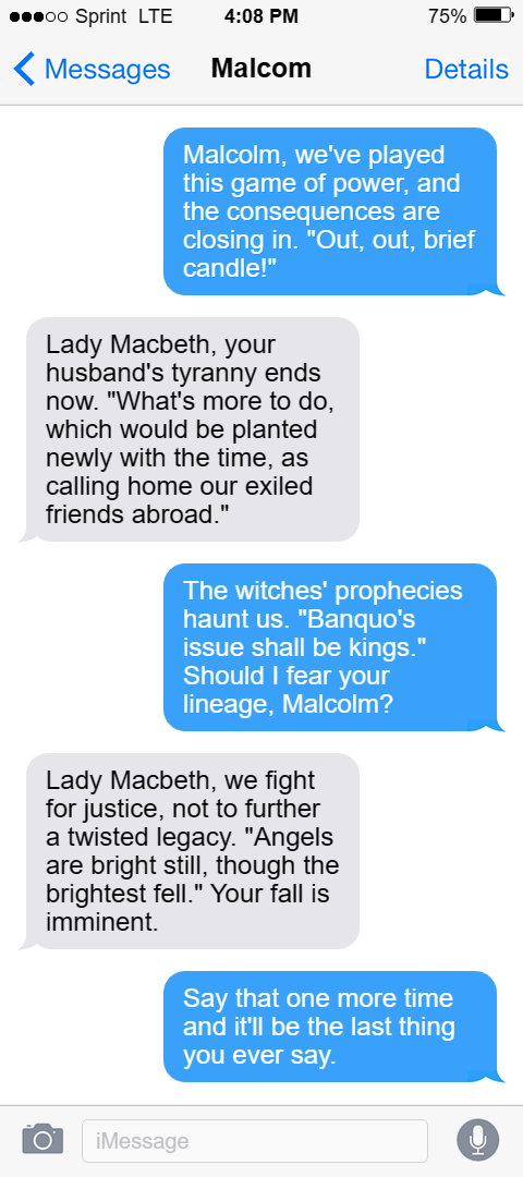 iphone-taWO - Fake Text Message