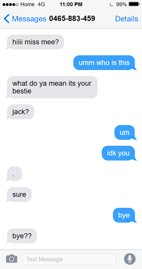 iphone-AkaP - Fake Text Message