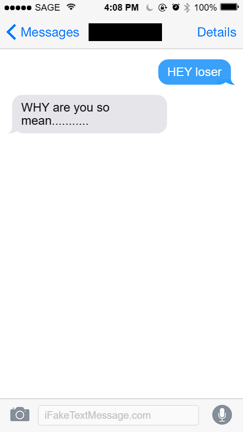 iphone-Id4O - Fake Text Message