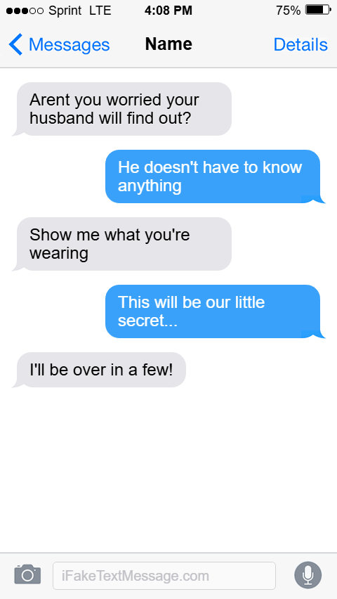 iphone-0LUQ - Fake Text Message