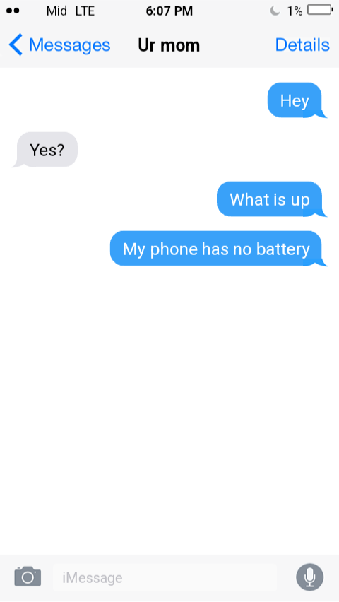 iphone-604T - Fake Text Message